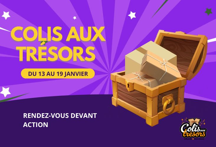 COLIS AUX TRESORS ARRIVE !